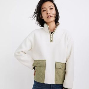 New Madewell (Re)sourced Quilted-Pocket Jacket XS